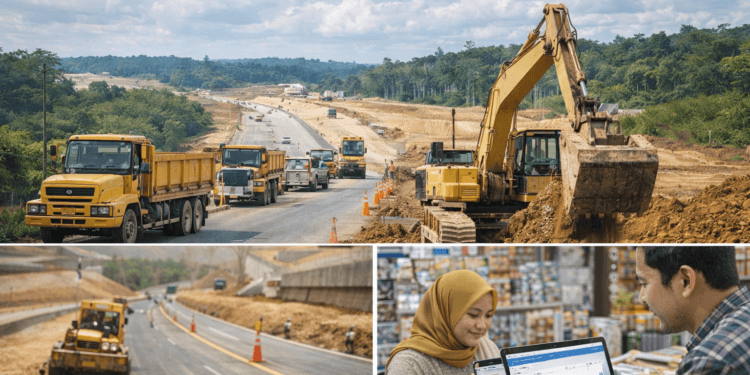 Pembangunan infrastruktur jalan dan akses transportasi di kawasan Ibu Kota Nusantara
