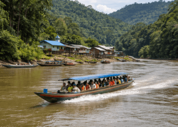 Aktivitas transportasi sungai sebagai akses layanan masyarakat di Mahakam Ulu