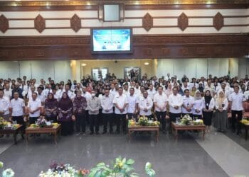 128 peserta Pelatihan Dasar (Latsar) Calon Pegawai Negeri Sipil (CPNS) Angkatan 116, 117, dan 118 resmi menuntaskan pendidikan dan pelatihan dasar (foto: Humas Pemerintah)